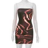 Strapless Animal Print Bodycon Dress image 3