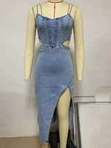 Trendy Cutout Midi Dress image 3