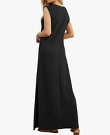 Sleeveless Maxi Dress with Side Slits image 4