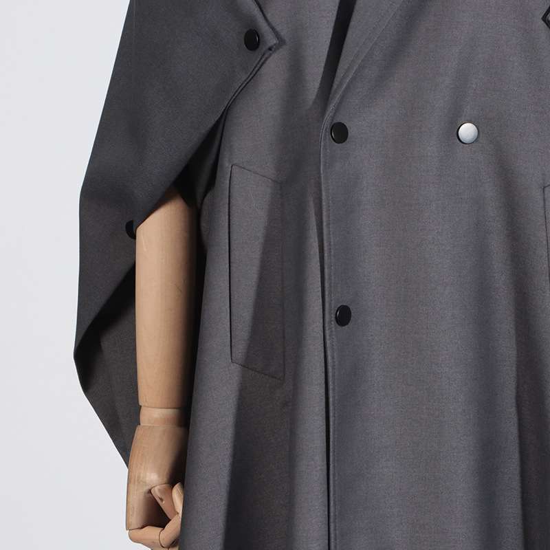 Wrap Sleeve Long Coat image 6