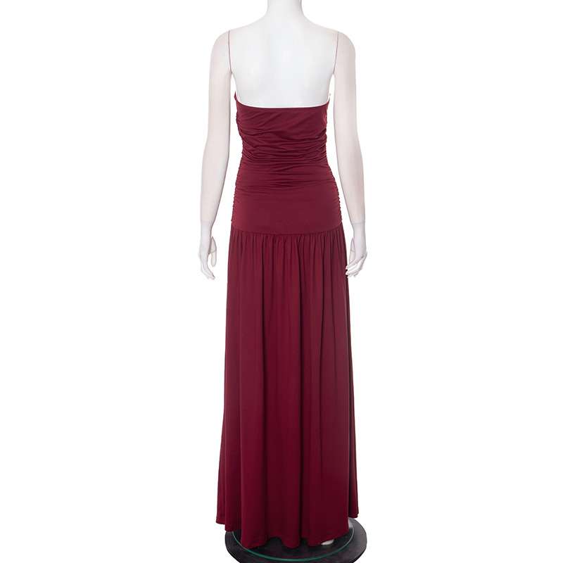 Elegant Strapless Maxi Dress image 7