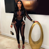 Fierce Web Mesh Jumpsuit image 0