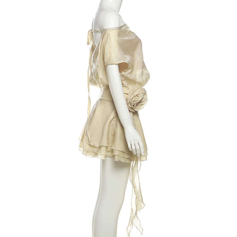 Off-Shoulder Ruffle Dress image 8