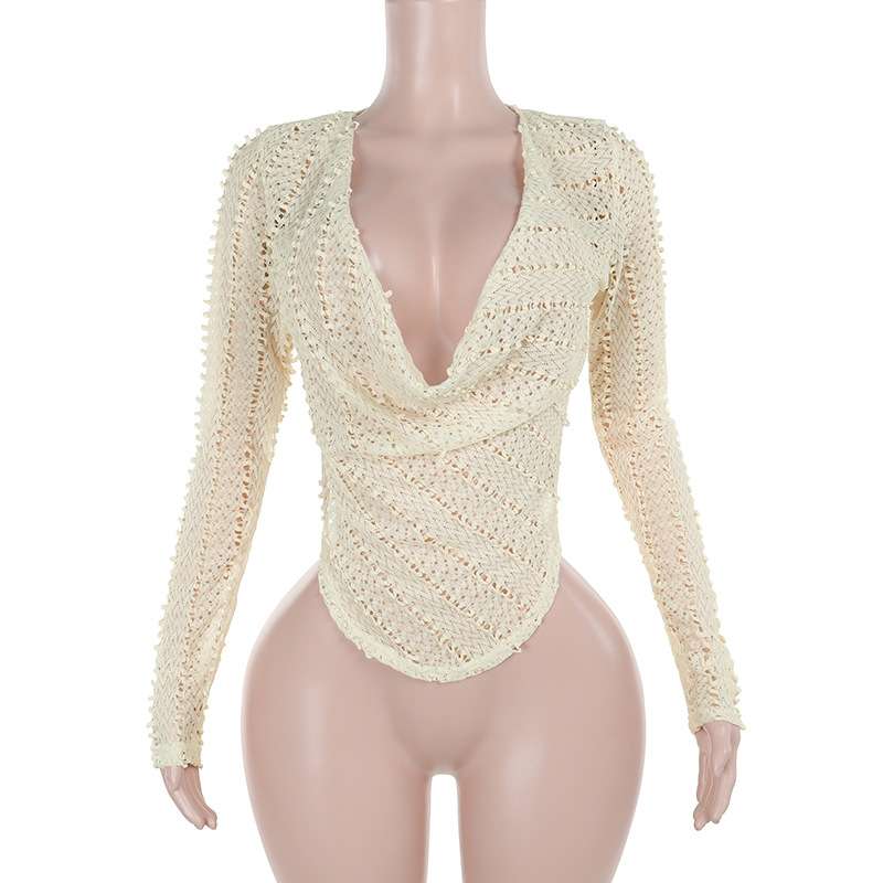 Luxe Crochet Cascade Top image 4