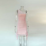 One-Shoulder Bodycon Dress with Ruffle Hem image 6
