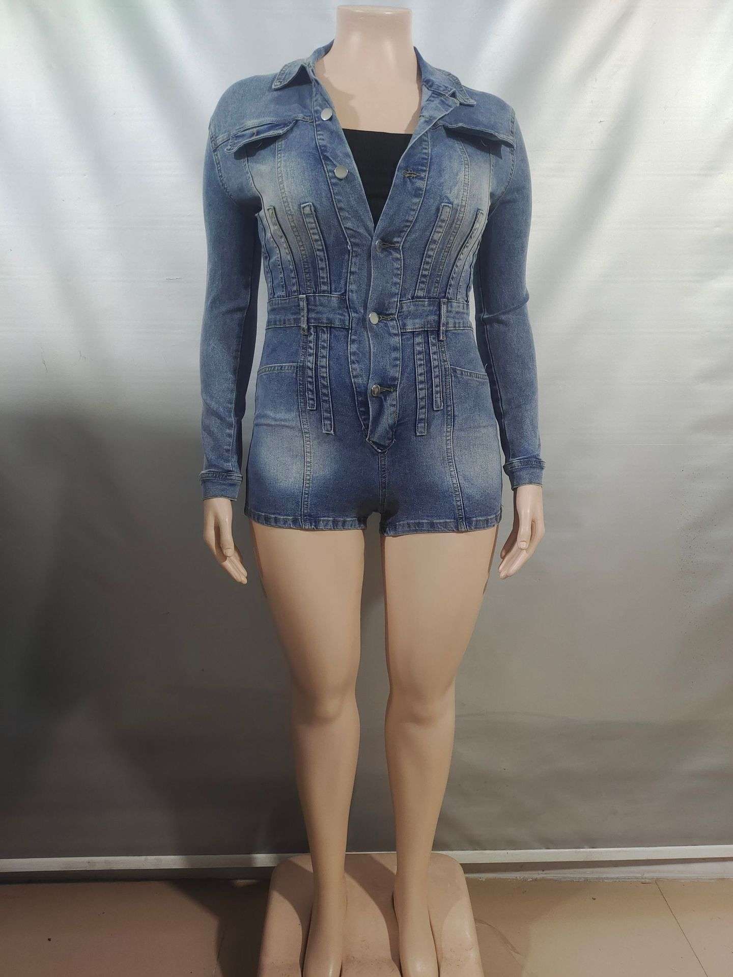 Trendy Denim Jumpsuit image 3