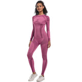 Slim Fit Workout Sports Gym Fitness Yoga Suit - S, Sachet Pink image