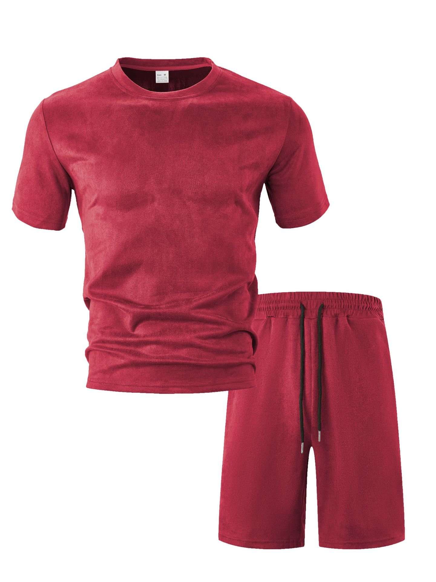 Designer Club Wear t Shirt & Shorts Set - L, Red image