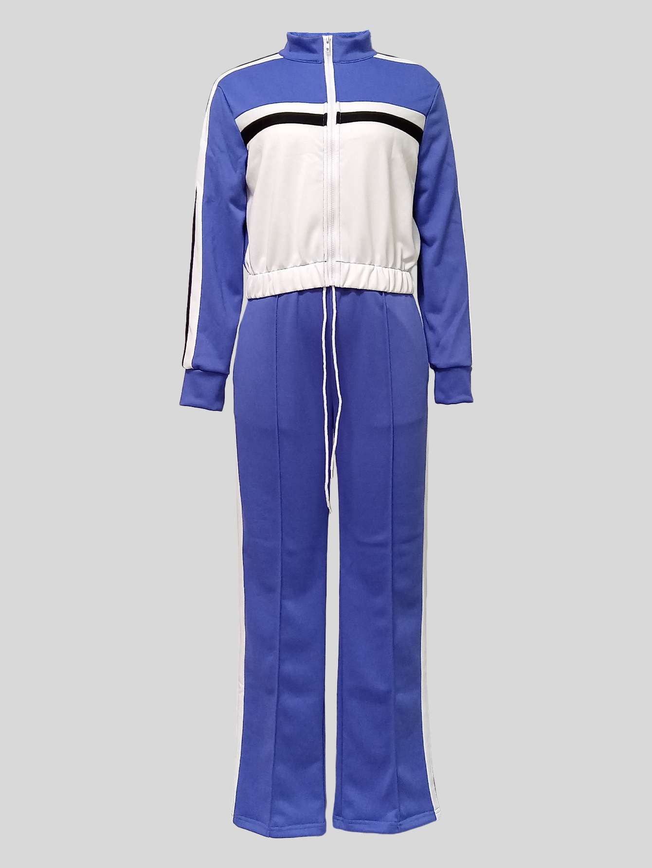Straight Contrast Athleisure Sweatsuits image 4