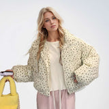Puffer Jacket with Floral Print image 2