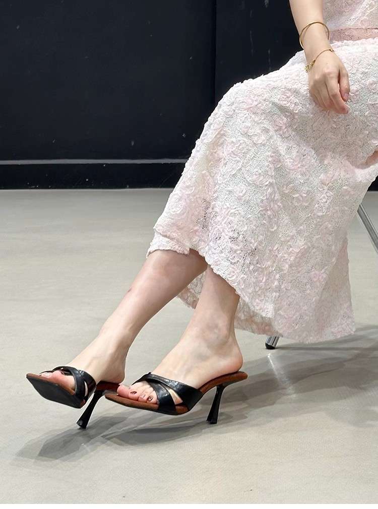 Elegant Strappy Heels Sandals