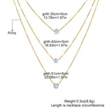 Gold-Toned Stone-Studded Layered Necklace image 5