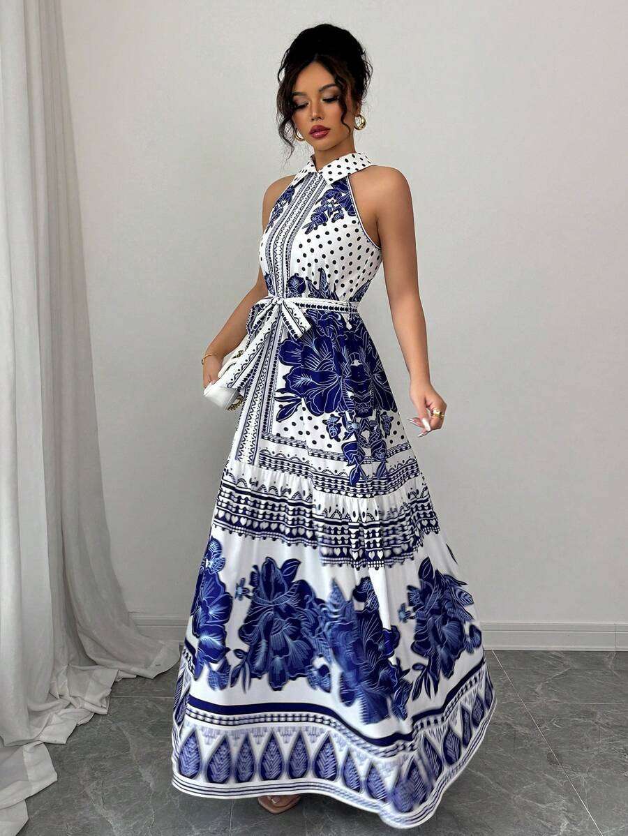 Elegant Floral Maxi Dress image 4