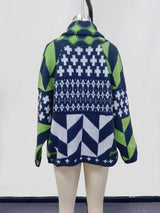 Colorful Geometric Pattern  Jacket image 6