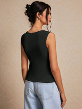 Tie-Front Peplum Crop Top image 4