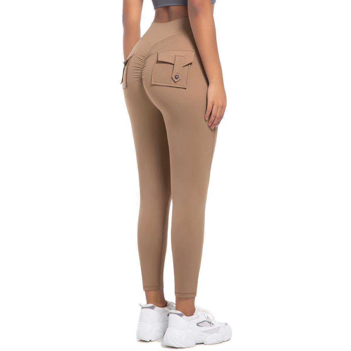 High-Waisted White Leggings image 4