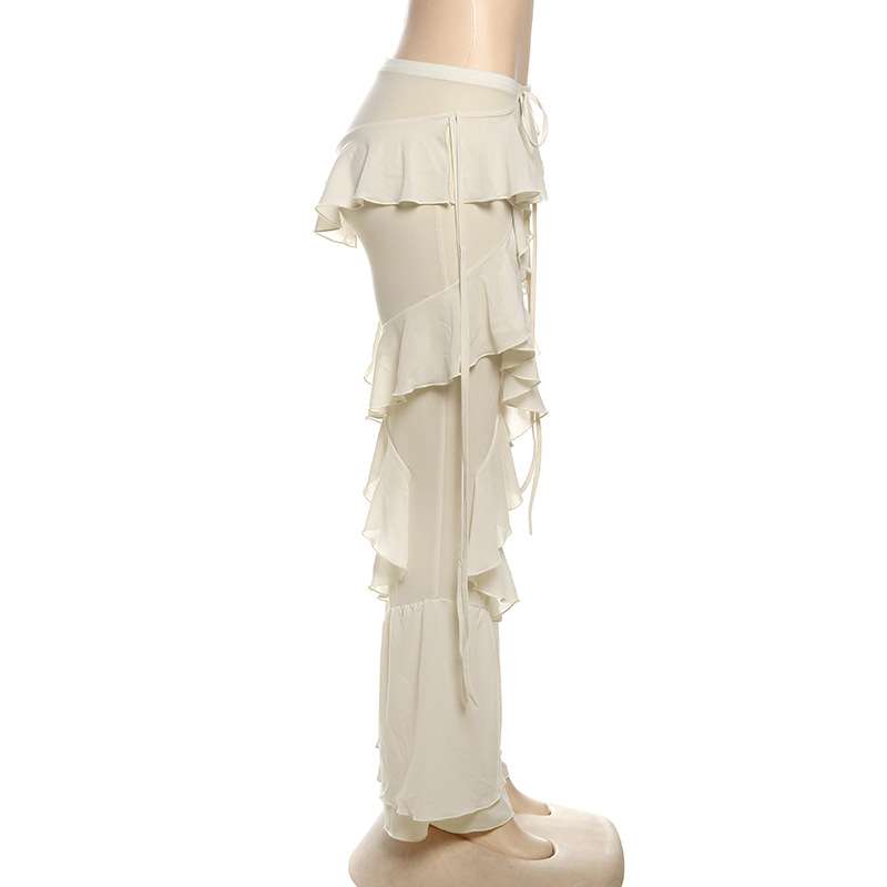 Chic Ruffled Palazzo Pants image 5