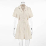 Casual Chic Button-Up Romper image 2