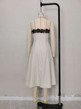 Elegant Lace Accent Maxi Dress image 4