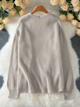 Chunky Knit Oversized Jacket image 4