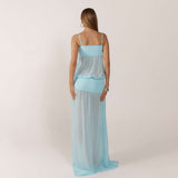 Spaghetti Strap Maxi Dress image 3
