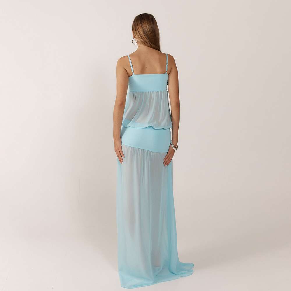 Spaghetti Strap Maxi Dress image 3