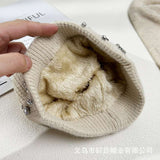 Rhinestone Beanie Soft Warm Winter Skully Hat image 6