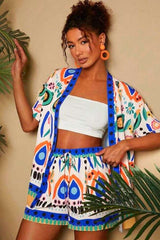 Tropical Floral Print Co-Ord Set image 0