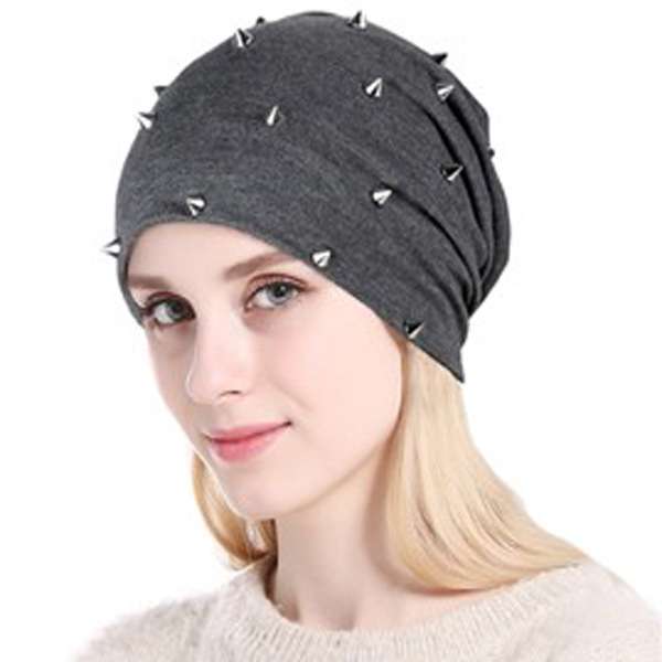 Unisex Rivet Beanie Hat image 5