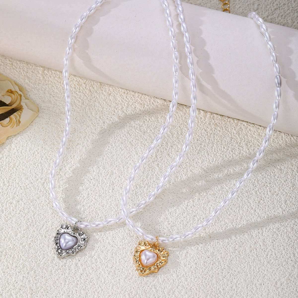 Crystal Heart Pendent Necklace?Chain image 4