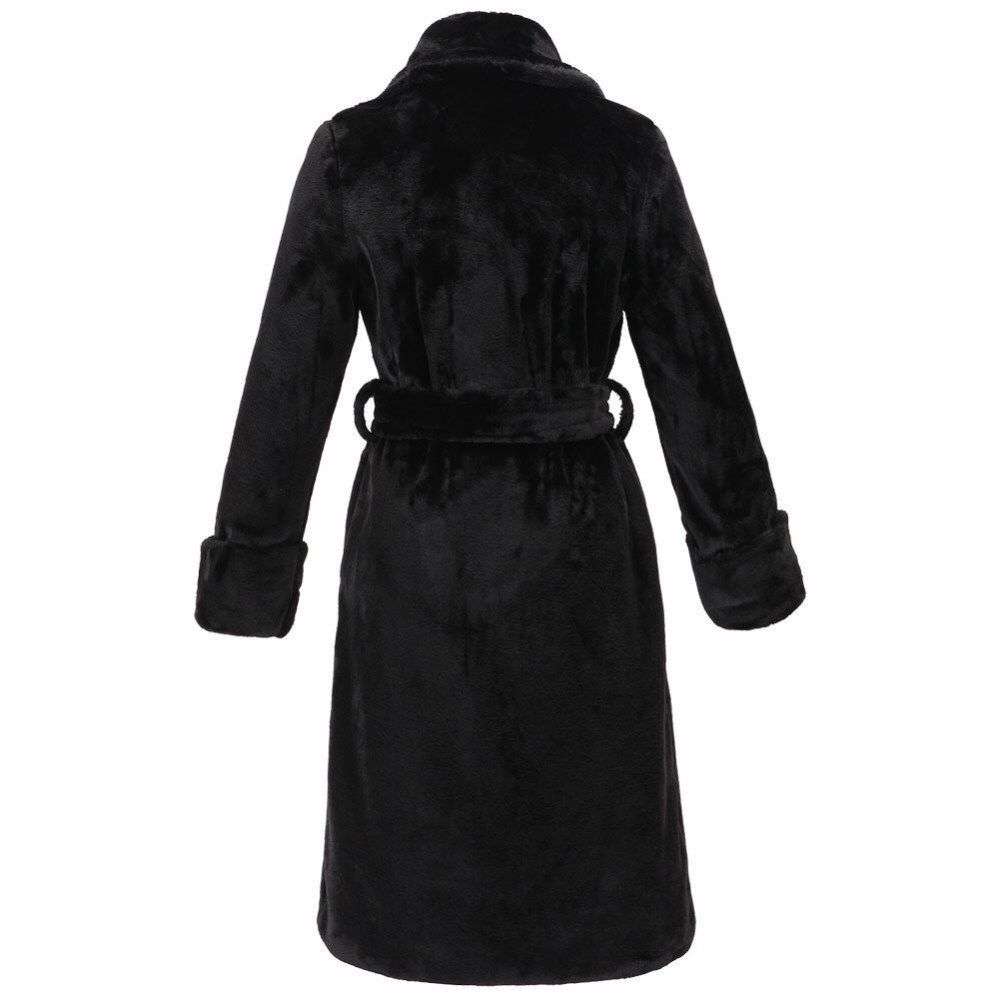 Suit Collar Thick Long Plush Coat image 7