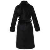 Suit Collar Thick Long Plush Coat image 7