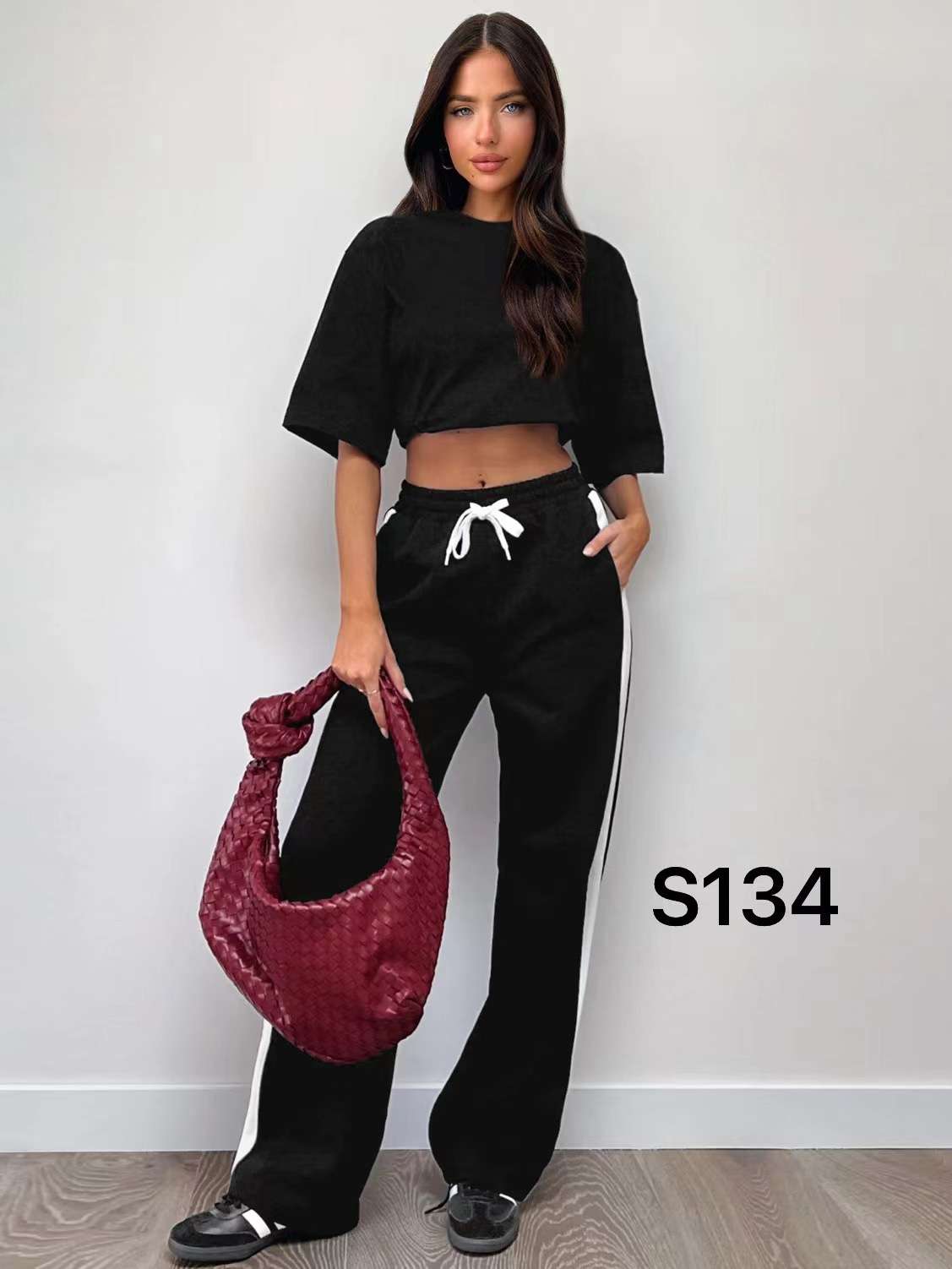 Straight Fit High-Rise Trousers image 2