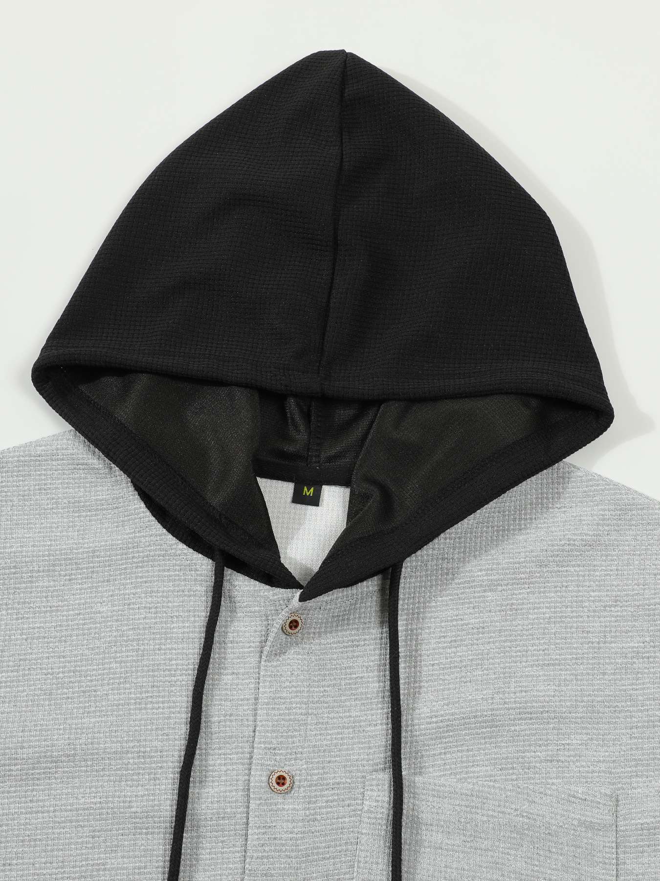 Slim Fit Waffle Hoodie & Cardigan Tracksuit image 6