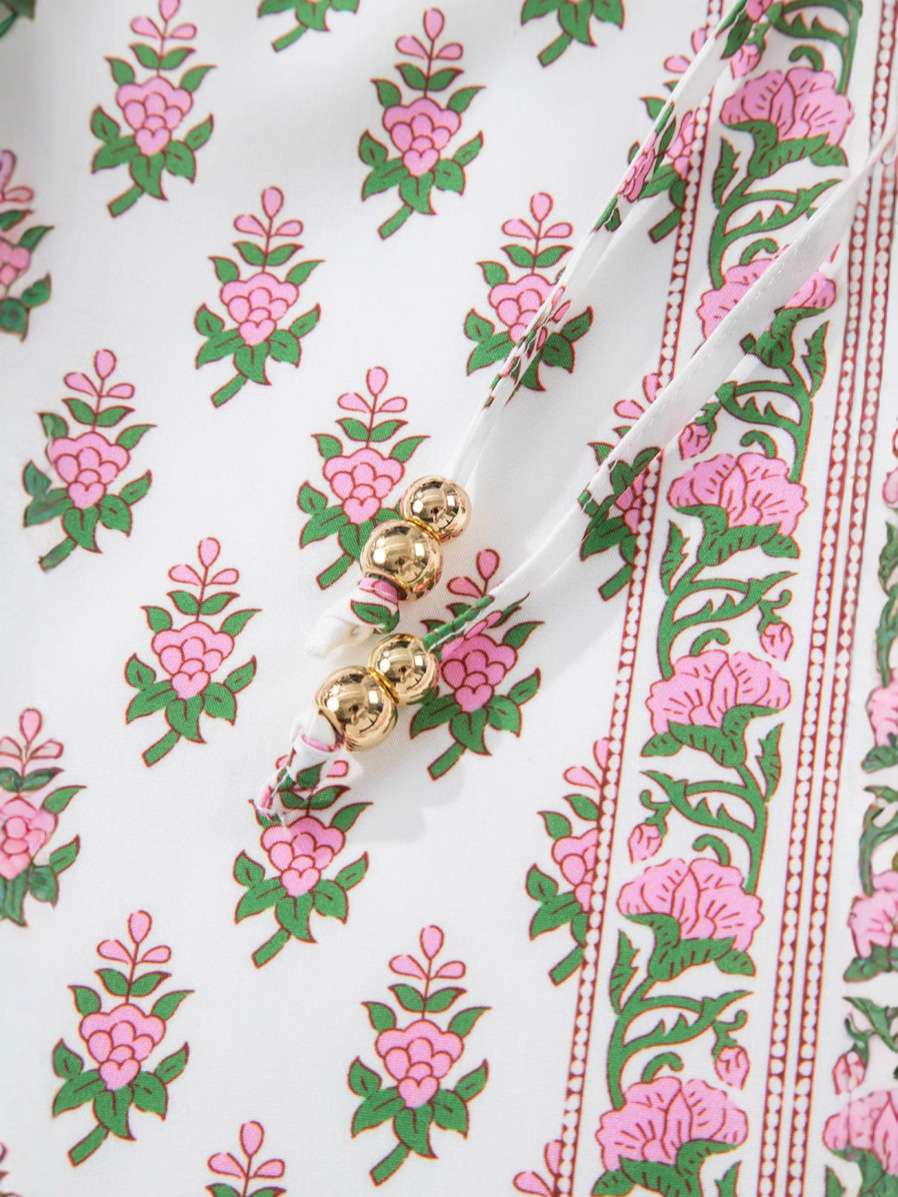 Floral Dress with Accents image 3