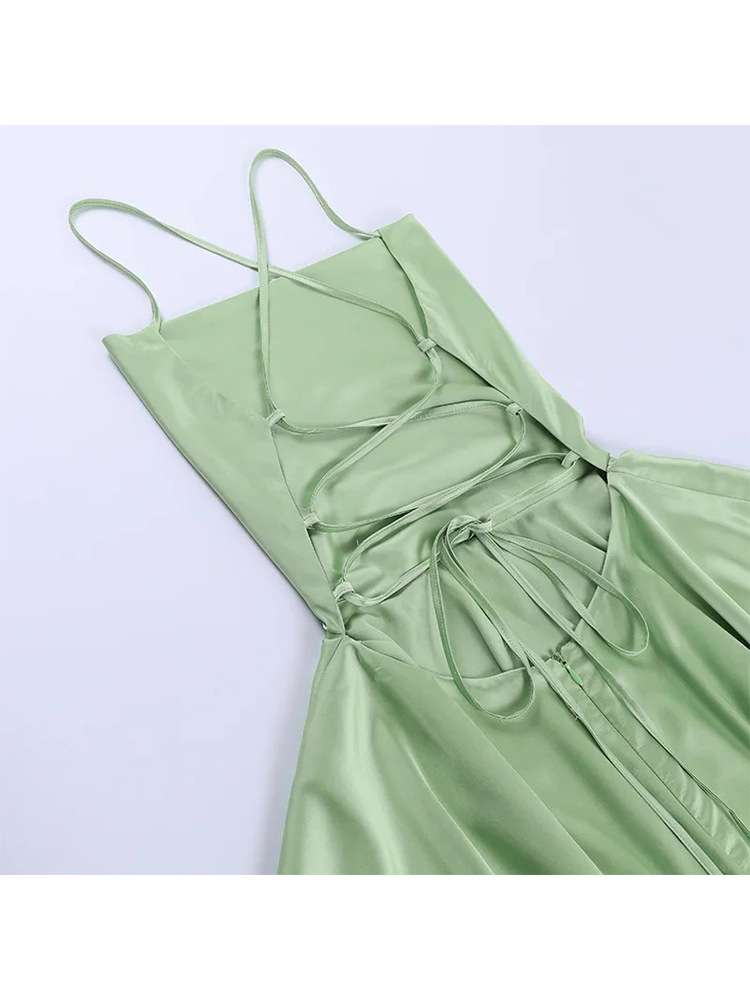 Cami Dress with Flared Skirt image 7