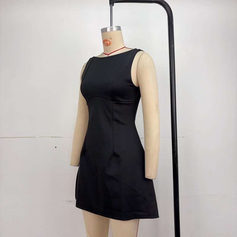 Classic Sleeveless A-Line Mini Dress image 6