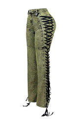 After Hours Lace Up Flare Pant image 5