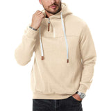 Casual Solid Hooded Sweatshirt image 5