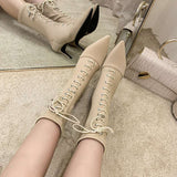 Lace-up Ladies Shoes Stiletto High Heel Sandal image 4