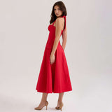 Button-Front Maxi Dress image 2