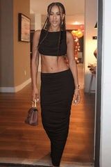 Sculpted Ruched  Elegance Two Piece Set image 0