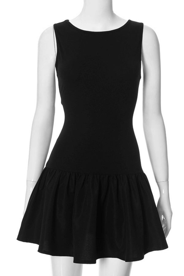 Noir Chic Flare Dress image 10
