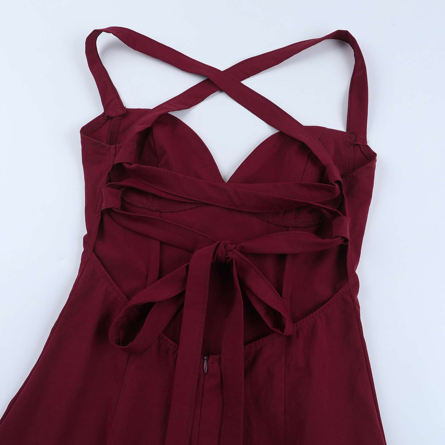 Halter Neck Maxi Dress with High Slit image 6