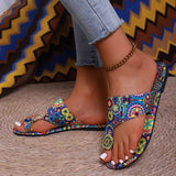 Geometric Patterned Flat Sandals