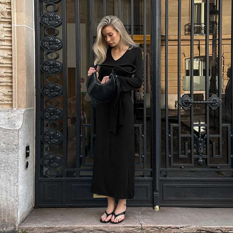 Midnight in Paris Maxi Dress image 1