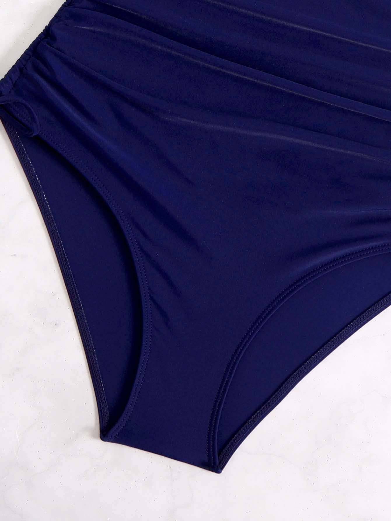 One-Piece Swimsuit with Adjustable Side Drawstrings image 7