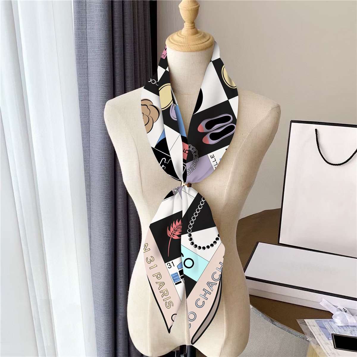 Casual Printed Scarf headband streamer image 1