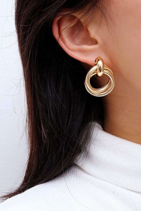Stylish Double Hoops Earrings image 0