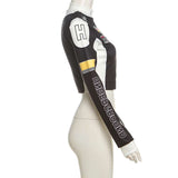 Colorblock High Neck Biker Jacket image 4